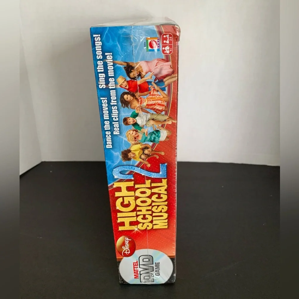 NWT Mattel Y2K Disney High School Musical Game 2 DVDs Sing Dance Board Game 6+